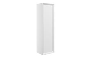 Plush 345mm Wall Hung 1 Door Tall Unit - Matt White